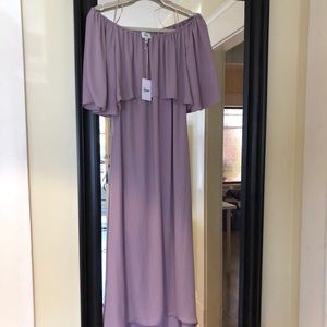 Pretty by Rory mauve/lilac midi dress NEW W TAGS